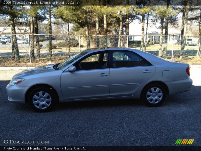 Lunar Mist Metallic / Stone 2003 Toyota Camry LE
