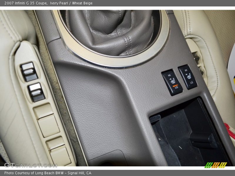 Ivory Pearl / Wheat Beige 2007 Infiniti G 35 Coupe