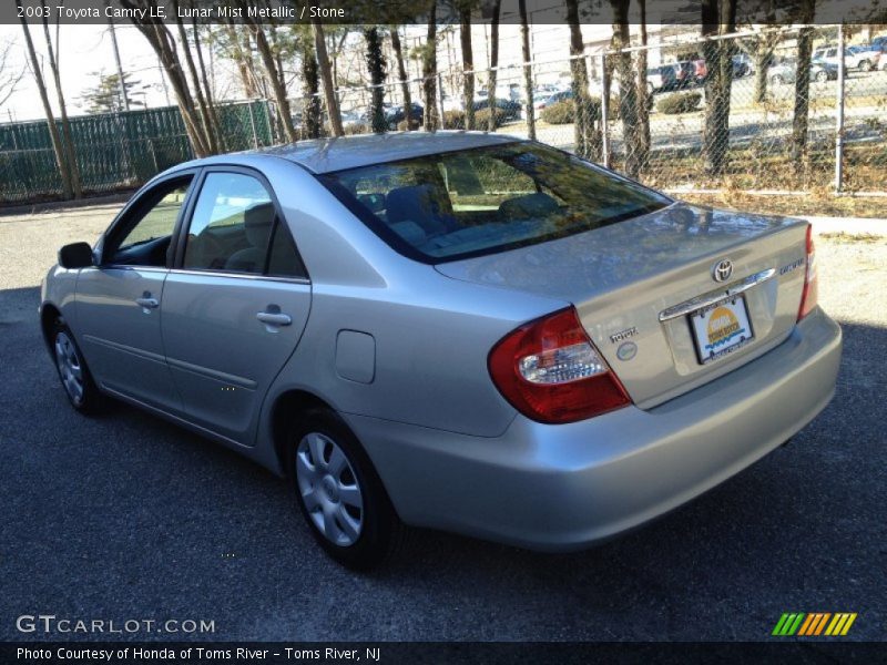 Lunar Mist Metallic / Stone 2003 Toyota Camry LE
