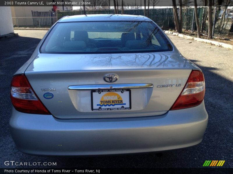 Lunar Mist Metallic / Stone 2003 Toyota Camry LE