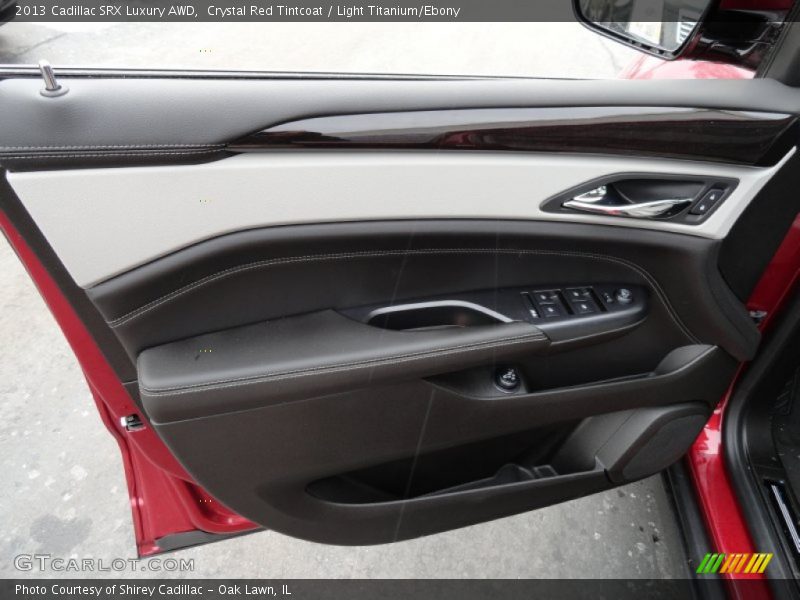 Crystal Red Tintcoat / Light Titanium/Ebony 2013 Cadillac SRX Luxury AWD