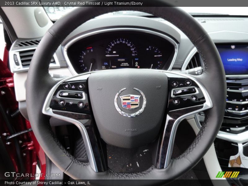 Crystal Red Tintcoat / Light Titanium/Ebony 2013 Cadillac SRX Luxury AWD
