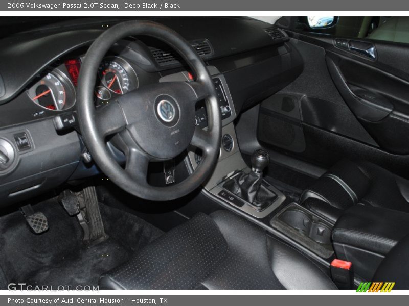 Black Interior - 2006 Passat 2.0T Sedan 
