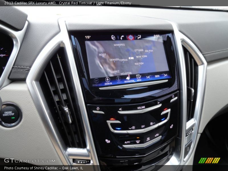 Crystal Red Tintcoat / Light Titanium/Ebony 2013 Cadillac SRX Luxury AWD