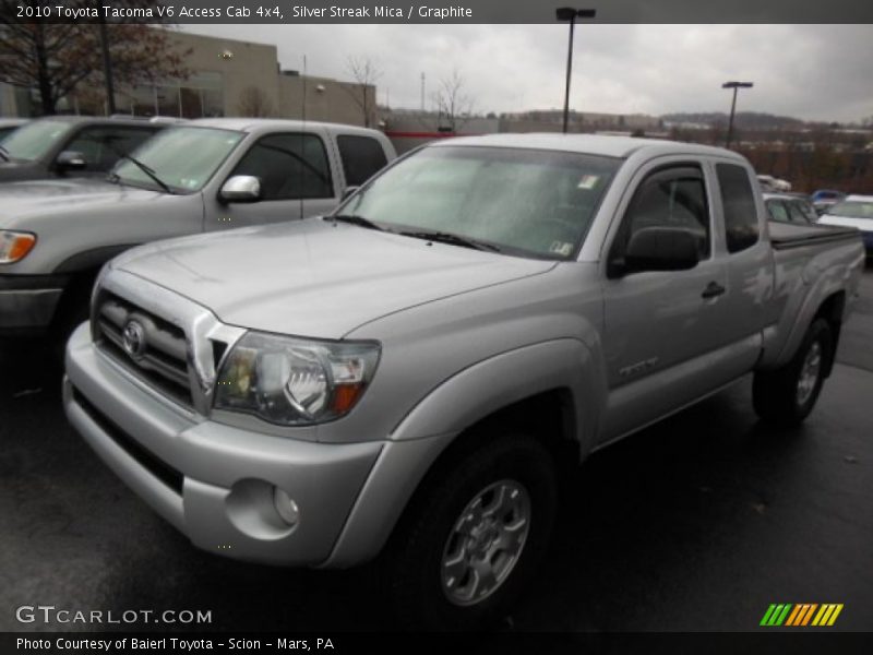 Silver Streak Mica / Graphite 2010 Toyota Tacoma V6 Access Cab 4x4