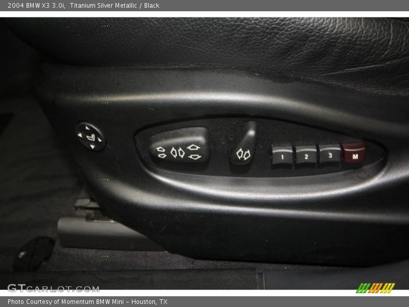 Titanium Silver Metallic / Black 2004 BMW X3 3.0i