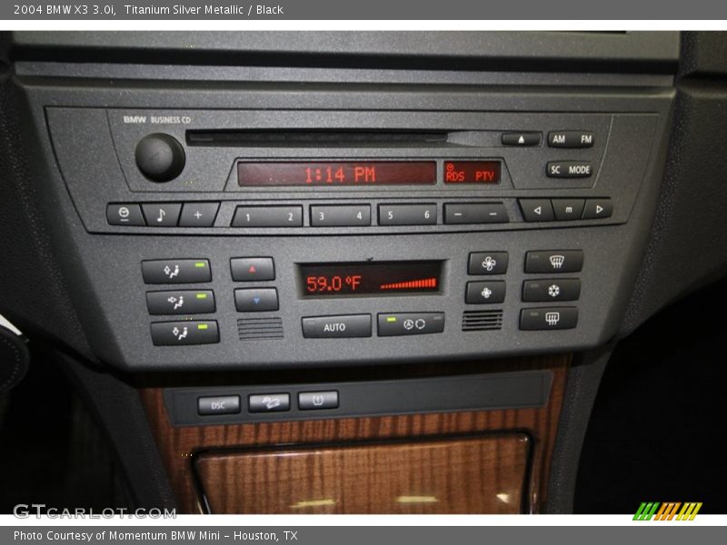 Controls of 2004 X3 3.0i