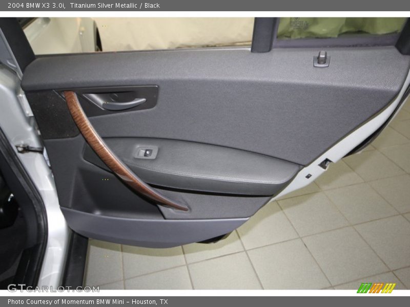 Titanium Silver Metallic / Black 2004 BMW X3 3.0i