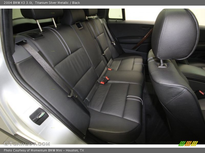 Titanium Silver Metallic / Black 2004 BMW X3 3.0i