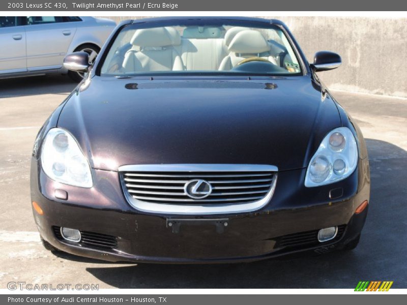 Twilight Amethyst Pearl / Ecru Beige 2003 Lexus SC 430