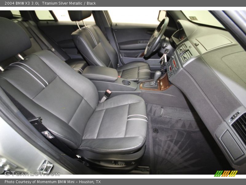 Titanium Silver Metallic / Black 2004 BMW X3 3.0i