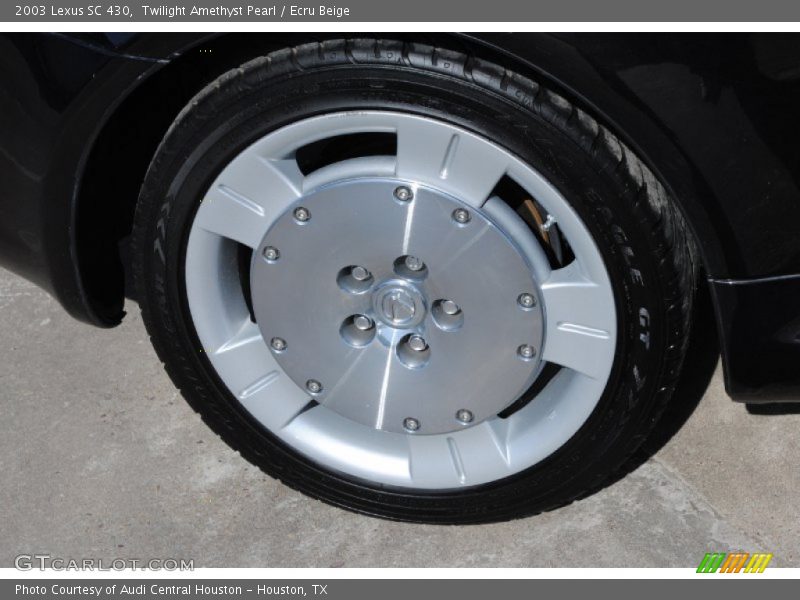 Twilight Amethyst Pearl / Ecru Beige 2003 Lexus SC 430