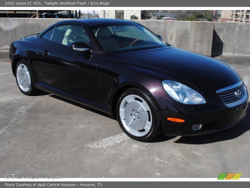 Twilight Amethyst Pearl / Ecru Beige 2003 Lexus SC 430