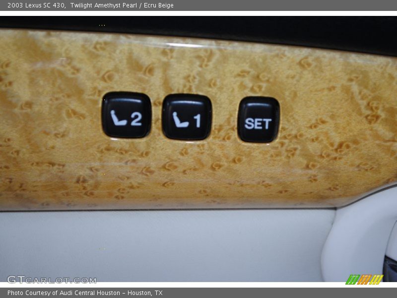 Twilight Amethyst Pearl / Ecru Beige 2003 Lexus SC 430