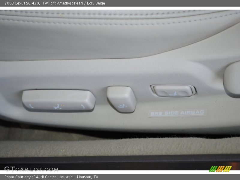 Twilight Amethyst Pearl / Ecru Beige 2003 Lexus SC 430