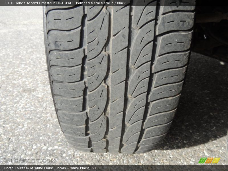 Polished Metal Metallic / Black 2010 Honda Accord Crosstour EX-L 4WD