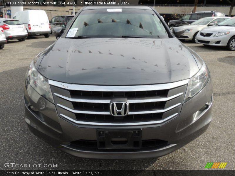 Polished Metal Metallic / Black 2010 Honda Accord Crosstour EX-L 4WD