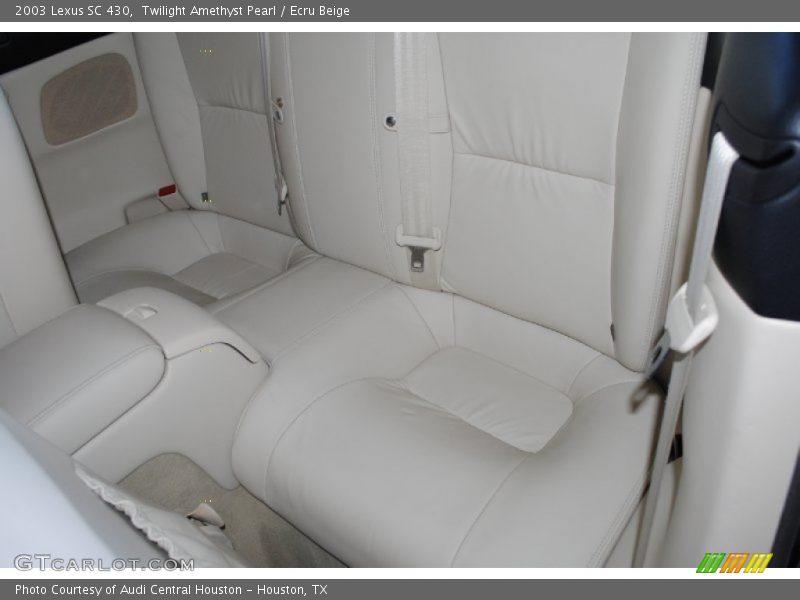 Rear Seat of 2003 SC 430
