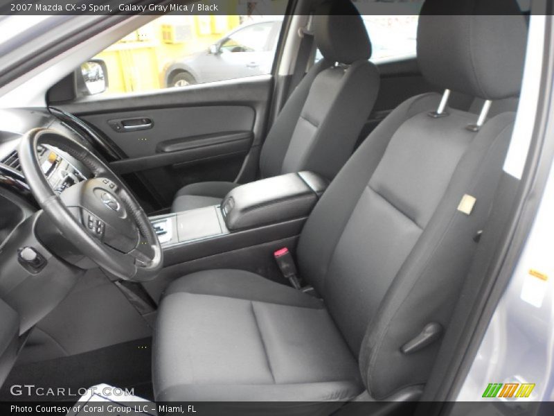 Front Seat of 2007 CX-9 Sport
