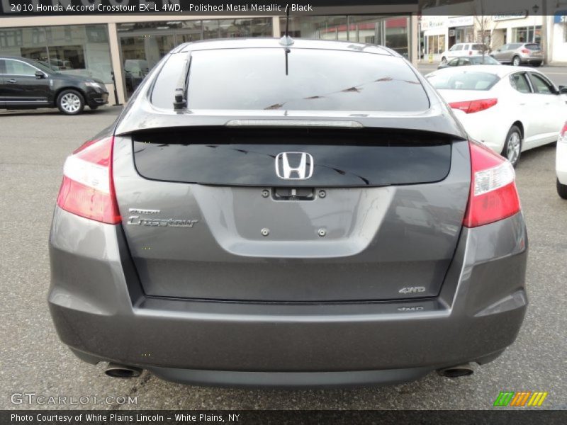 Polished Metal Metallic / Black 2010 Honda Accord Crosstour EX-L 4WD
