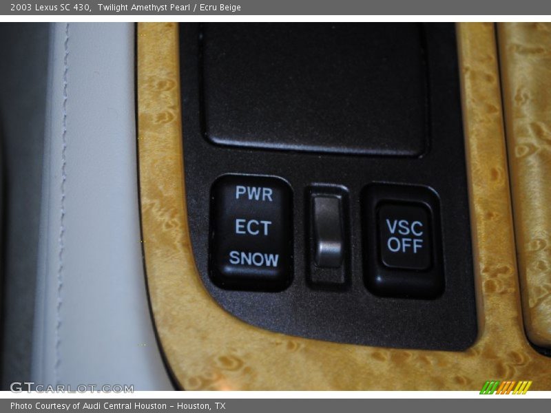 Twilight Amethyst Pearl / Ecru Beige 2003 Lexus SC 430