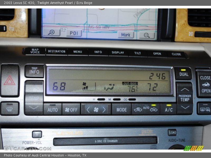 Controls of 2003 SC 430