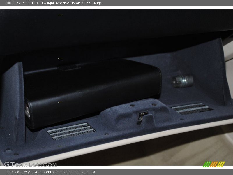 Twilight Amethyst Pearl / Ecru Beige 2003 Lexus SC 430