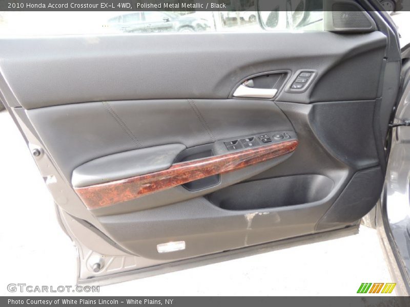 Polished Metal Metallic / Black 2010 Honda Accord Crosstour EX-L 4WD