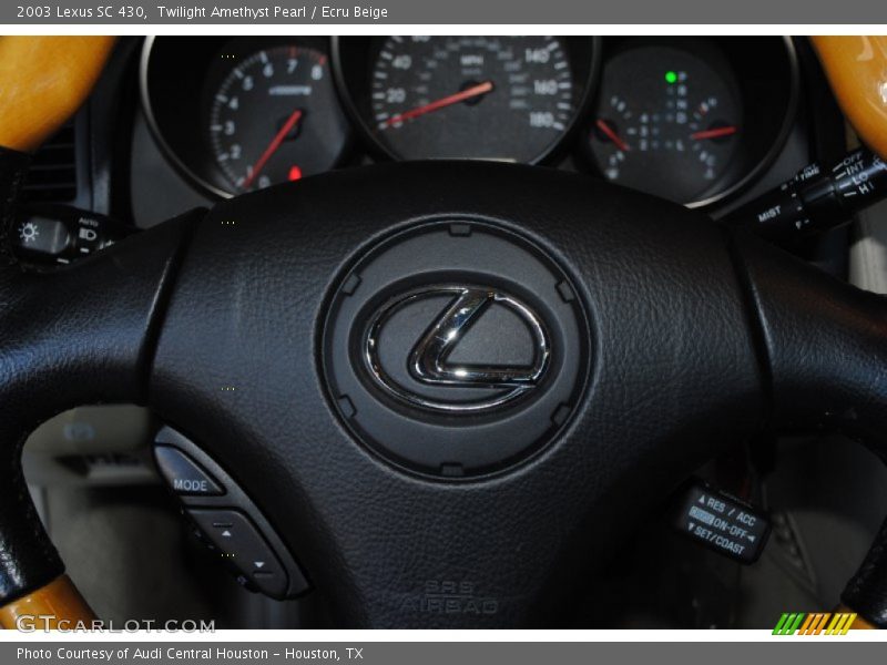 Twilight Amethyst Pearl / Ecru Beige 2003 Lexus SC 430