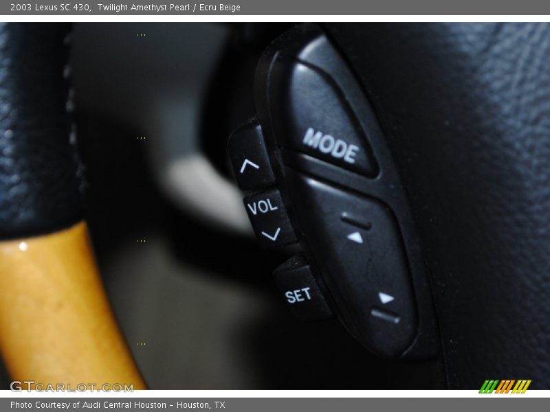 Twilight Amethyst Pearl / Ecru Beige 2003 Lexus SC 430