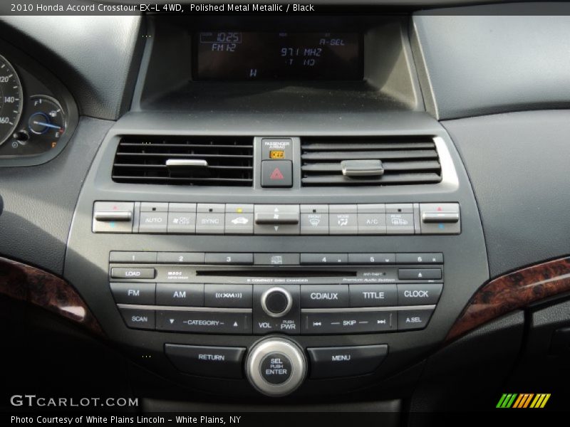 Controls of 2010 Accord Crosstour EX-L 4WD