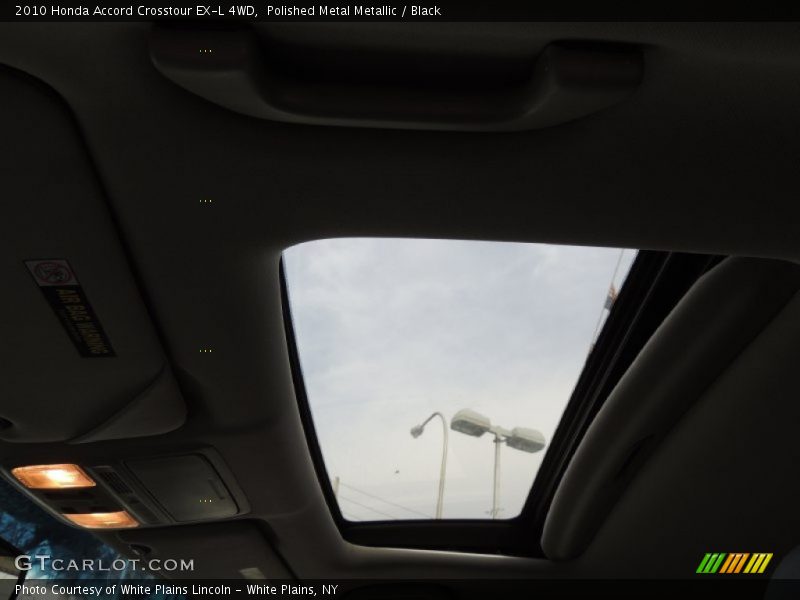 Polished Metal Metallic / Black 2010 Honda Accord Crosstour EX-L 4WD