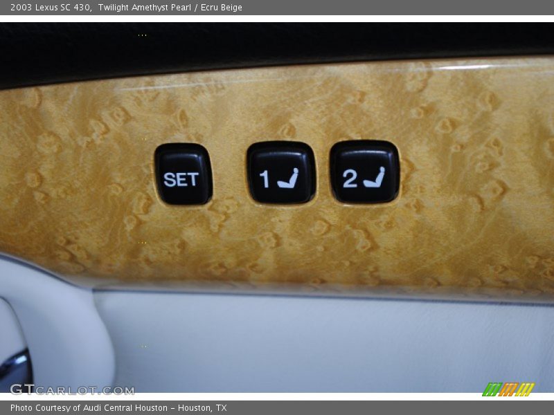 Twilight Amethyst Pearl / Ecru Beige 2003 Lexus SC 430