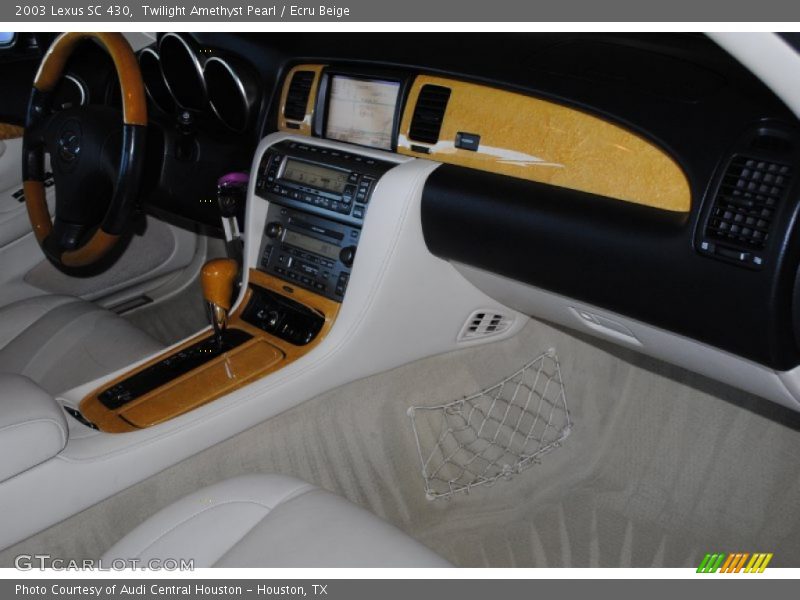 Twilight Amethyst Pearl / Ecru Beige 2003 Lexus SC 430