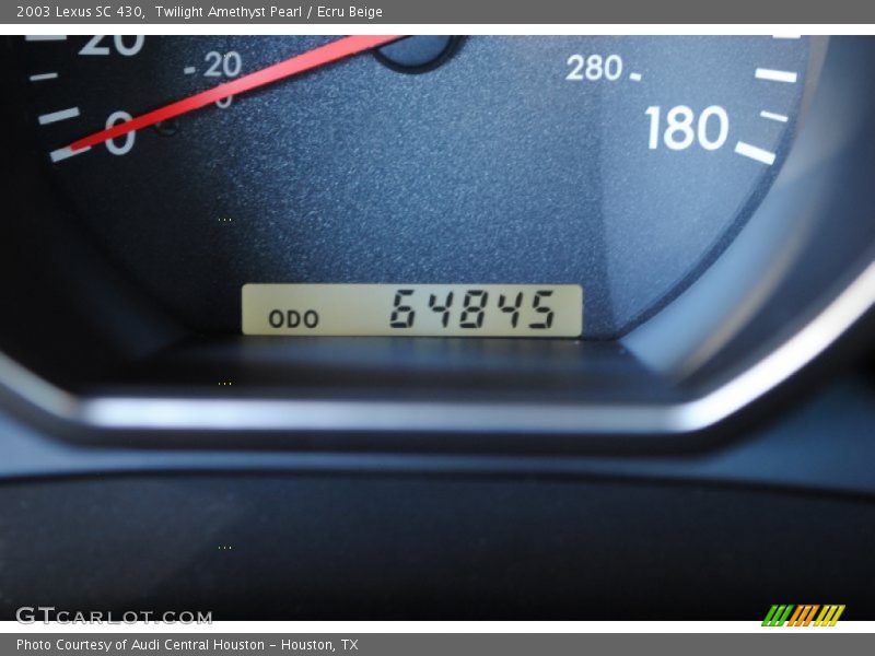 Twilight Amethyst Pearl / Ecru Beige 2003 Lexus SC 430