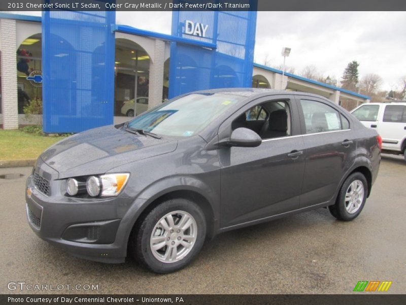 Cyber Gray Metallic / Dark Pewter/Dark Titanium 2013 Chevrolet Sonic LT Sedan