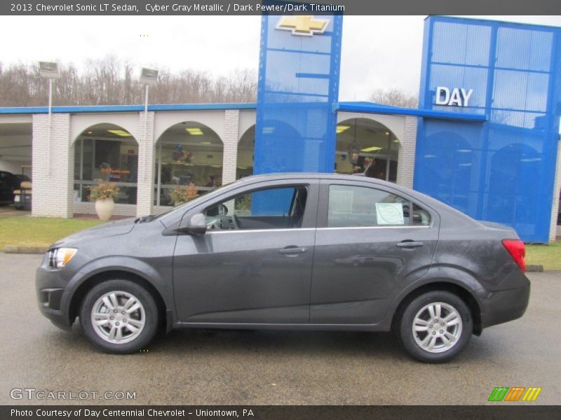 Cyber Gray Metallic / Dark Pewter/Dark Titanium 2013 Chevrolet Sonic LT Sedan