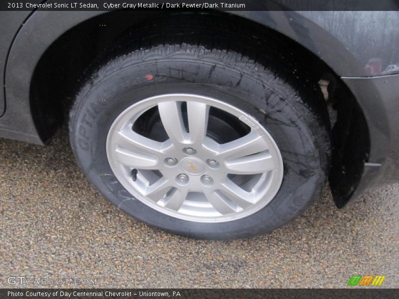 Cyber Gray Metallic / Dark Pewter/Dark Titanium 2013 Chevrolet Sonic LT Sedan