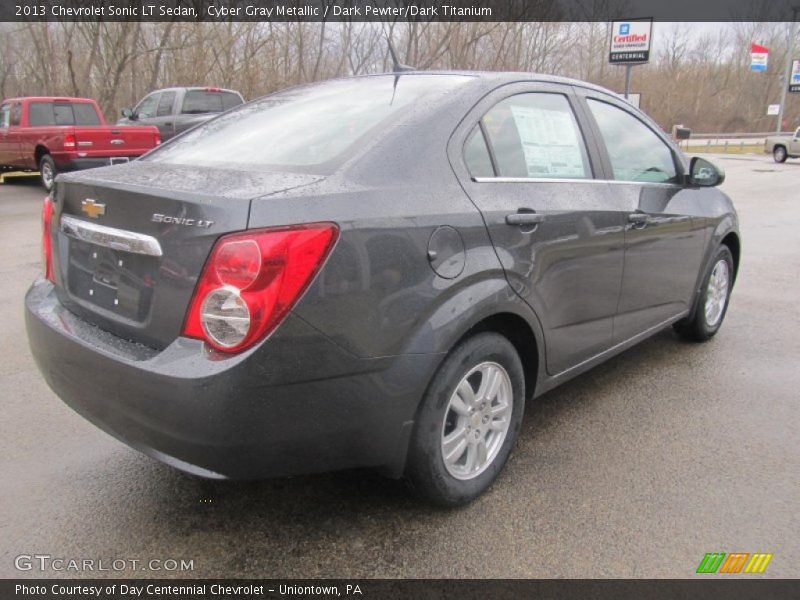Cyber Gray Metallic / Dark Pewter/Dark Titanium 2013 Chevrolet Sonic LT Sedan