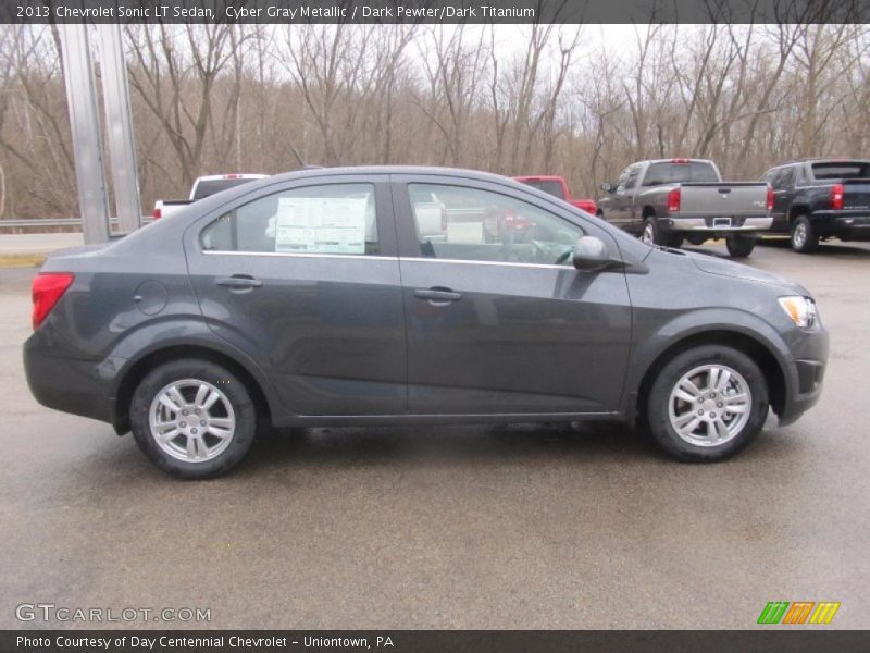 Cyber Gray Metallic / Dark Pewter/Dark Titanium 2013 Chevrolet Sonic LT Sedan