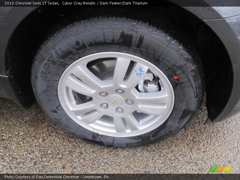 Cyber Gray Metallic / Dark Pewter/Dark Titanium 2013 Chevrolet Sonic LT Sedan