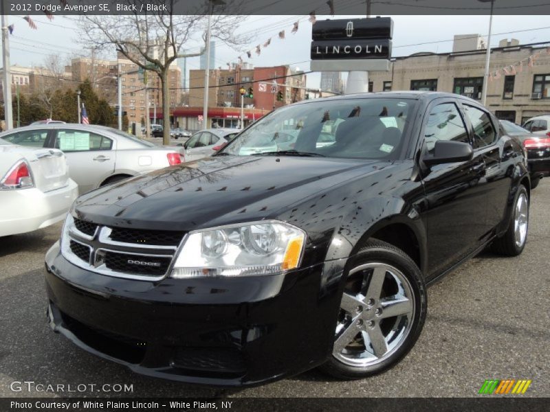 Black / Black 2012 Dodge Avenger SE