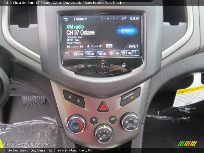 Cyber Gray Metallic / Dark Pewter/Dark Titanium 2013 Chevrolet Sonic LT Sedan