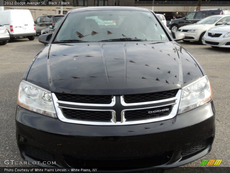 Black / Black 2012 Dodge Avenger SE