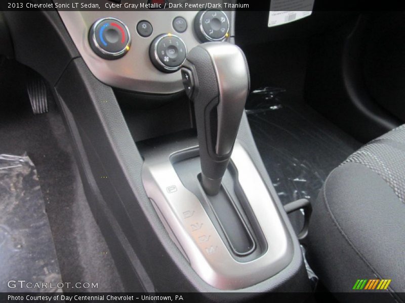  2013 Sonic LT Sedan 6 Speed Automatic Shifter