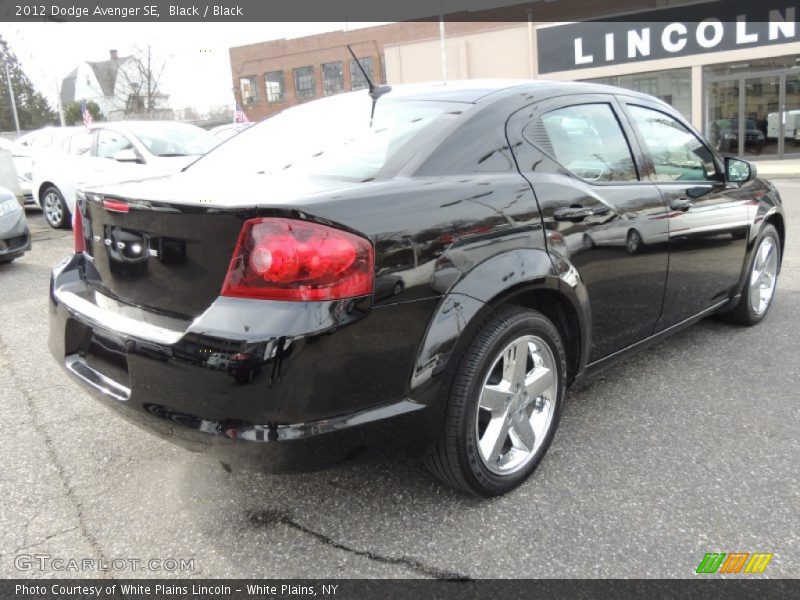 Black / Black 2012 Dodge Avenger SE