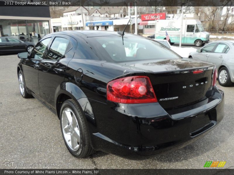 Black / Black 2012 Dodge Avenger SE