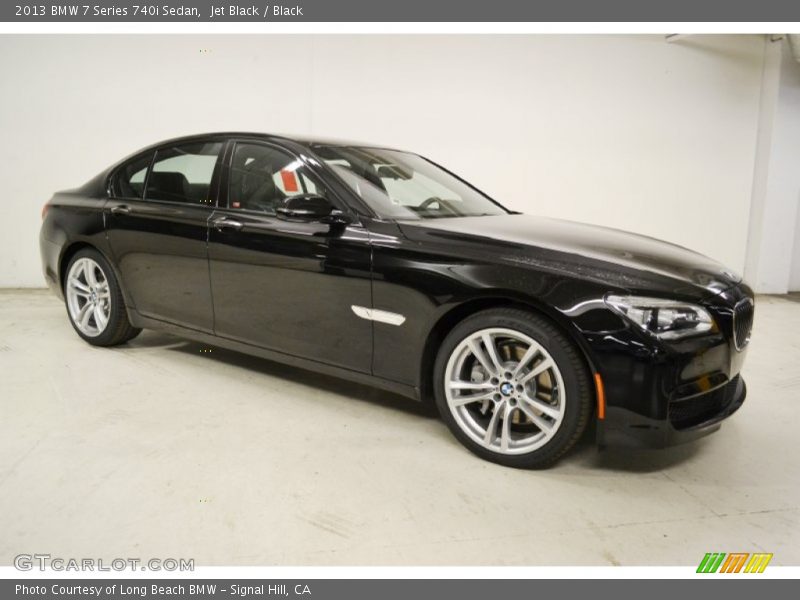 Jet Black / Black 2013 BMW 7 Series 740i Sedan