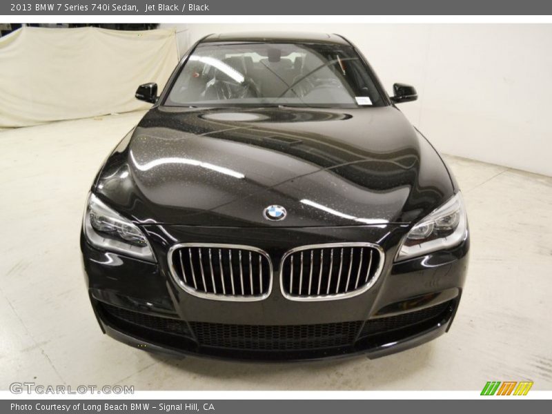 Jet Black / Black 2013 BMW 7 Series 740i Sedan