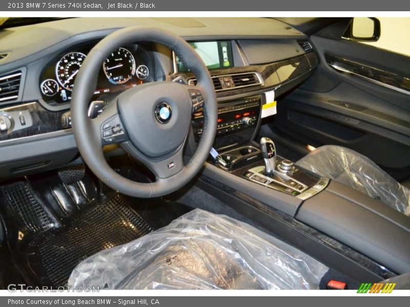 Jet Black / Black 2013 BMW 7 Series 740i Sedan
